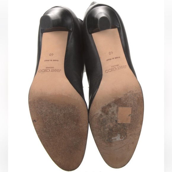 Jimmy Choo Black Leather Boots - Picture 5 of 5